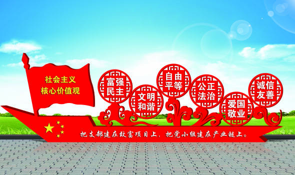 核心價值觀標牌