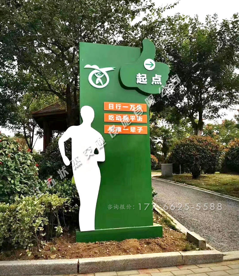 健康步道起點(diǎn)導(dǎo)視牌