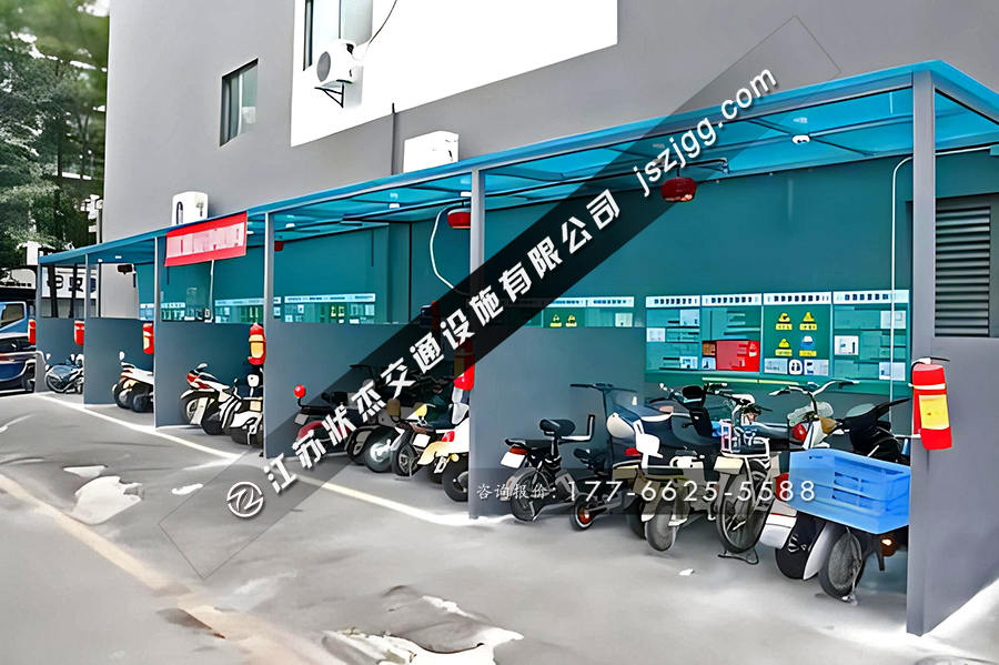 小區(qū)電動(dòng)車(chē)充電車(chē)棚圖片