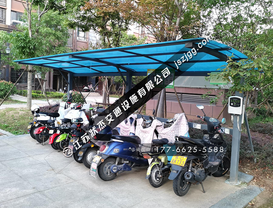 小區(qū)電動(dòng)車(chē)充電樁車(chē)棚圖片大全