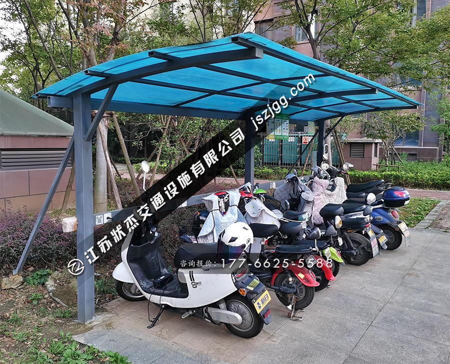 小區(qū)電動車充電樁車棚圖片大全