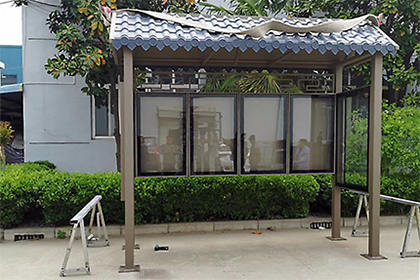 社區(qū)仿古垃圾分類回收亭