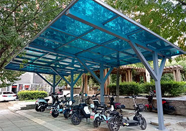戶外車棚造型圖片效果圖