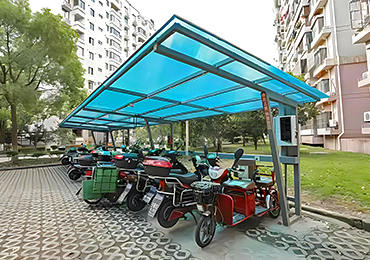 小區(qū)電動(dòng)車(chē)充電棚