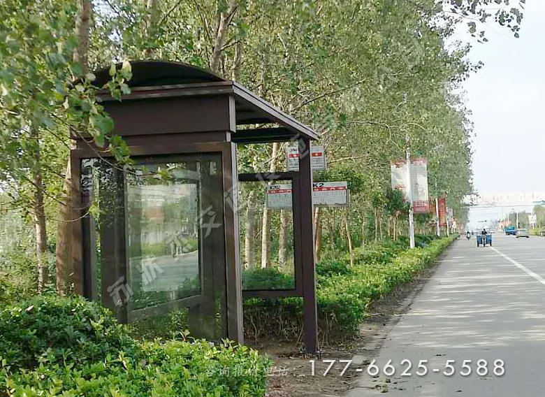 江蘇鹽城鄉(xiāng)鎮(zhèn)簡約公交車站臺